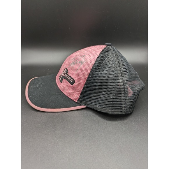 Pink and Black UA Sportswear ESPN X Games Snapback Cap Trucker Hat 2 Signatures - Picture 5 of 9